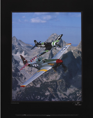 Mustang & Corsair Poster (MU405)